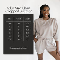 Adult Crop Sweatshirt